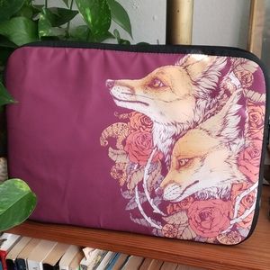 🦊Floral Fox MacBook Pro/Retina 15"/Laptop Case🌿